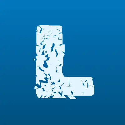Любава, магазин цветов, лого-визитка
